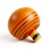 Wooden top "Robby" 3.1 × 3.1 × 3 cm