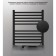 Electric heated towel Indigo Attic, 600x500 mm, timer, hidden installation, black