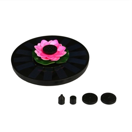 The floating fountain "Lotus", 7 watts, 200 l/h, on a sunny battery-1