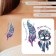 Tattoo on the body Color double "Dreams and Peep" 10.5x6 cm