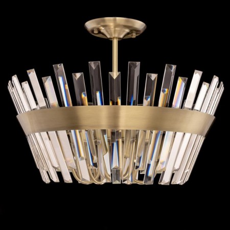 Lamp on the Citilux "Westeros" CL307163, 6x60W, E14, brown color-8