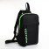 Textura's backpack, external pocket, black/light green color