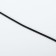 Weaving cord, genuine leather, d = 1 mm, 10 ± 0.5 m, black color