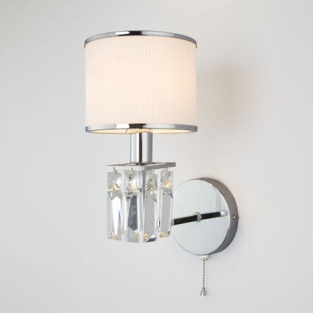 Wall lamp with a lampshade ZAFFIRO, 40W, E14, 23x15x29 cm