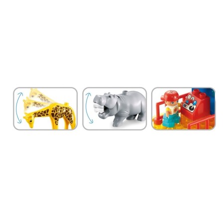 Designer "Zoo", 77 parts-1