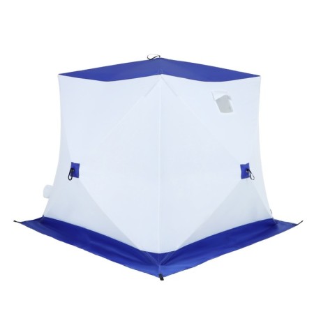 Tent Winter Cube "Ranger", 3-local, 3 layers, white-blue color-2