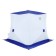 Tent Winter Cube "Ranger", 3-local, 3 layers, white-blue color