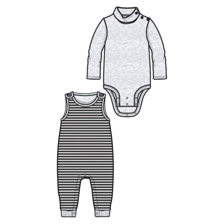 Set for a boy: body-wrapper, semi-combines, height 74 cm-2