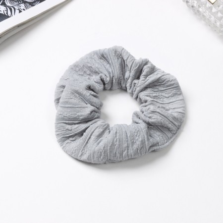 Hair elastic band "Orbit" Classic stripes, 10 cm, gray-1