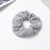 Hair elastic band "Orbit" Classic stripes, 10 cm, gray