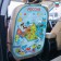 Protective seat cover - Perenopinai "Map of Russia" 670x475 mm