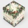 New Year. The box is folding, a gift New Year's "spruce branch" 14 x 14 x 14 cm.