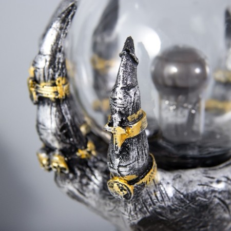 Plasma ball "Hand" gray 14x14x22 cm Risalux-5