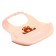 Badion for feeding "Mishutka", silicone, with pocket, beige