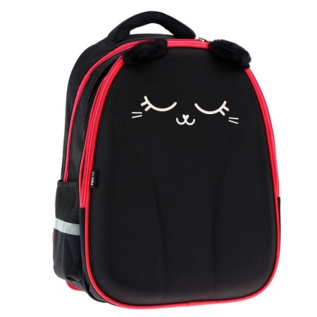 School backpack, 39 x 30 x 14 cm, calligrata "cat"-1