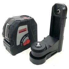 Уровень лазерный CROWN CT44062 TB, 2 красных луча, 15 м, 635 нм, ±3 мм/м, 1/4 и 5/8"