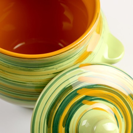 Ceramic pot for baking No. 5 with handles, 0.5l / 10x10.5cm, vitaminka-2
