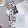 Postcard "Happy anniversary! 50" Congrev, embossing, blue background, car, 25x19.4 cm