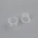 Paint caps, d = 14 mm, set - 25 pcs, transparent color