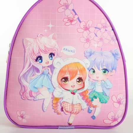 Gift set with a backpack for the girl "Anime Mir", 23x20.5cm-4