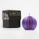 Figure candle "Faced ball", 6.5x6.5 cm, purple, in the box