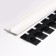 Flexible threshold with fasteners Smartprofile BR 613 ANKORA RASENT, 3 m
