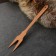 Wooden fork, 45 cm, beech array