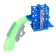 The Magic Track, Flexible, shines in the dark, 126 details, elevator.