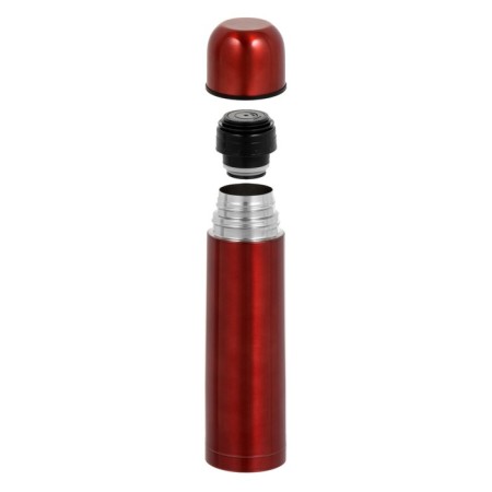 Thermos, 500 ml, sleeve, with a mug, retains heat up to 8 hours, red-1