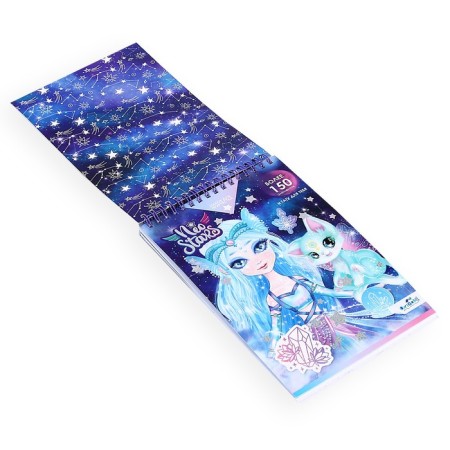 Notepad for the creativity of Neo Stars with stickers and translated tattoos "Mercury"-2