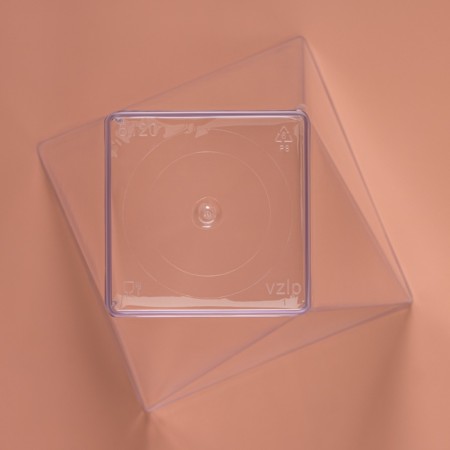 The form of the plastic disposable for the Sapphire buffet, 100 ml, transparent, 15 pcs/unns.-3