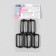 The buckle is regulatory, the inner width is 32 mm, the thickness is 5 mm, 5 pcs, the color is black matte