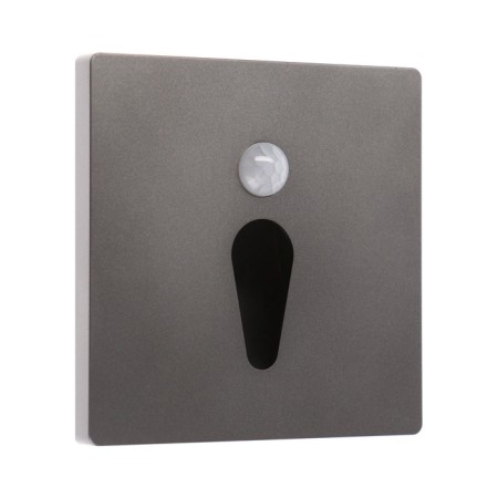 Built-in lamp for the stairs, NL-34, engine sensor. 1.5 W, 60 lm, 3000k, silver