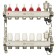 Collector Group ONDO, 1 "X3/4", 5 outputs, with consumables, stainless steel