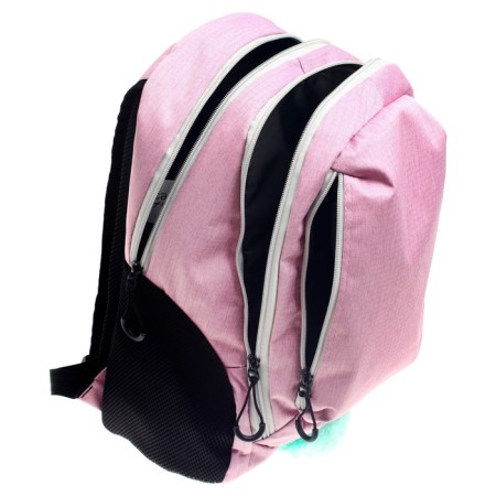 Youth backpack, 44 x 28 x 18 cm, ergonomic back, Calligrata "Teidi" pink-14