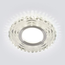 Lumber of the point -built with LED lighting Elektrostandard, Brote, 101x101 mm, G5.3, 4200K, Mirror, White color