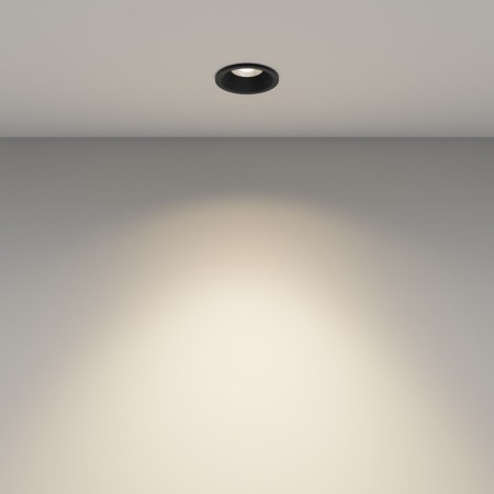 Built-in lamp Technical DL059-7W3K-B Mini, 39x39x51 mm, LED, 7W, 590LM, 3000K, black color black-3