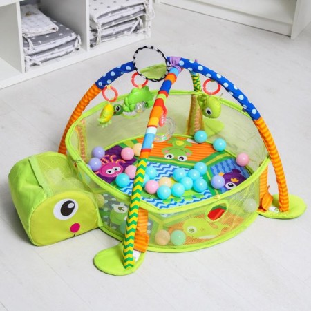 Developing rug "Tortilla" 3 in 1, toys, 30 centers. Sharov