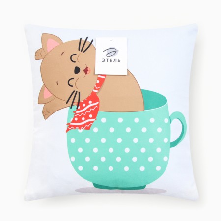 Case on the pillow Ethel New Year's cup 40x40cm, 100% p/e-5