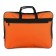 Folder with handles Textile A4, 365 x 290 x 30 mm, calligrata, 1Sh41, "office", external/inner pocket, orange