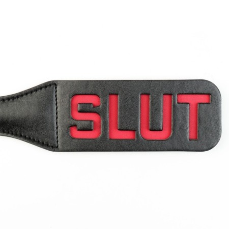 Шлёпалка, БДСМ аксессуар Оки-Чпоки SLUT, 38 х 5 см, PVC, чёрный-3