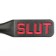 Шлёпалка, БДСМ аксессуар Оки-Чпоки SLUT, 38 х 5 см, PVC, чёрный