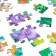 Puzzle "Funny dinosaurics", 24 elements