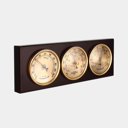 Mechanical barometer, with a weather station, 32 x 11 x 3.5 cm-5