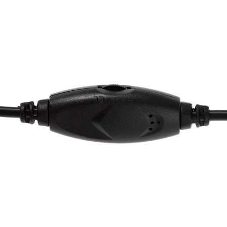 Qumo Halo headphones, game, microphone, 2x3.5+usb, 2m, backlight, black-9