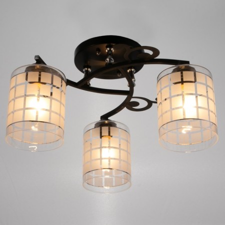 Chandelier 1695/3 E27 40W Black 43x43x2.5 cm Bayerlux-1