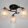 Chandelier 1695/3 E27 40W Black 43x43x2.5 cm Bayerlux