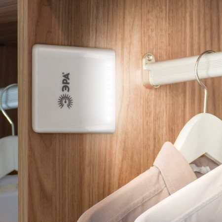 Pushlite in a closet self -adhesive surface-1