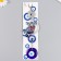 Suspension from the evil eye "Medallion and owl on the branch" 24 cm