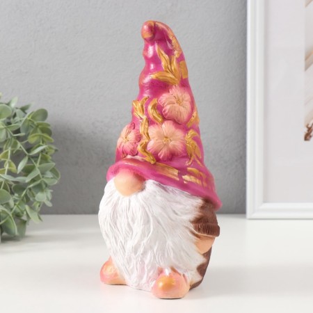 Figure "Gnome Scandy" height is 22.5 cm, width 9.5 cm, length 11.5 cm.-4